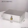 Caja pequeña cerrada caja de almacenamiento caja de hierro alcancía pequeña caja con contraseña joyero caja de bloqueo para teléfono móvil alcancía caja fuerte