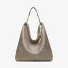 Bolso tote grande, simple, elegante y chic, versátil para uso casual, bolso de hombro retro, bolso de mano estilo coreano para uso diario y un bolso de axila