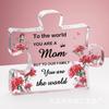 Transfronterizo Nuevo Día de San Valentín Acrílico Transparente Curva Regalo Día de la Madre para Amigos Decoraciones de Escritorio