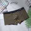 Ropa interior para hombre al por mayor marea nacional juvenil bóxers de modal a rayas transpirables sexis de cintura baja ropa interior bóxer para hombre