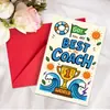 Paquete de Tarjetas de Felicitación con Sobre - Tema: Bol Nuevo de Evento Deportivo Mundial de Fútbol - Tarjeta de Agradecimiento de Cumpleaños