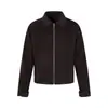 Top Corto Mezclado Simple de Gama Alta Americana Versión Boxy Chaqueta Básica Otoño e Invierno Chaqueta Nueva Marca de Moda
