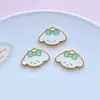 Piezas de Accesorios DIY de Cachorro de Dibujos Animados de Acrílico para Zuecos, Pinzas para el Cabello y Materiales Decorativos