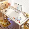 Tapete para mesa de computador, tapete de mesa para estudantes e crianças, mesa de estudo especial à prova d'água, tapete protetor lavável, toalha de mesa limpa com pano