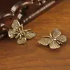Adornos Pequeños de Mariposa de Latón de Venta Caliente Transfronterizos, Adornos Creativos de Insectos Simulados, Decoración de Escritorio para el Hogar, Mariposa de Cobre