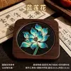 Patrón DIY Dunguang para el Año del Caballo, Kit de Materiales para Posavasos de Pintura Esmaltada, Regalo Hecho a Mano de Cloisonné Patrimonio Cultural Inmaterial