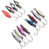 Colorido cavalo boca lantejoulas conjunto Luya isca lantejoulas falsa isca deformada peixe mandarim tira branca especial matar lantejoulas de metal fundido longo 3G