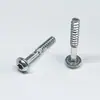 Tornillos no estándar M6*40 de cabeza hexagonal con cabeza plana redonda de paraguas, tornillos autorroscantes de media rosca con cola plana
