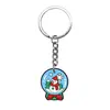 Llaveros colgantes serie navideña Goma suave de PVC Hebillas decorativas DIY Accesorios para mochila Regalos decorativos de Amazon Venta al por mayor