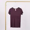 [En Stock] Camiseta LD 3.0 de Manga Corta para Yoga, Fitness y Running para Mujer, Transpirable de Secado Rápido, Corte Ajustado