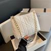 2026 Retrô Cor Sólida Inverno Nova Moda Ombro Único Axila Bolsa Feminina Estilo Coreano Cor Sólida Acolchoada Grande Capacidade Bolsa Tote