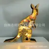 Corte a Laser Montado em 3D Compensado Iluminação LED Formato de Animal da Floresta Móveis Domésticos Luzes Decorativas