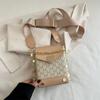 Moda este ano popular 2025 verão casual pequena bolsa de celular fresca bolsa feminina nova moda linda bolsa de ombro pequena quadrada