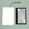 Fabricante vende marcapáginas de lupa de PVC, lupa ultradelgada para tarjetas de visita con escala 85x55mm