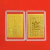 Montaña Longhu Transmisión en Vivo Popular Oro Puro 999 Tarjeta de Oro de la Fortuna Pegatina para Teléfono Mismo Estilo de Xiaohongshu Shuibeike La Fortuna Llega con Suerte