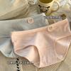 7A Ropa Interior Antibacteriana de Algodón Puro de Cintura Media para Niñas Estilo Japonés Estilo Coreano Calzones Transpirables y Delicados con la Piel para Estudiantes