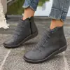 Zapatos de Mujer Transfronterizos Primavera 2021 Nuevo Estilo Europeo y Americano Deseo Unisex Botines Cortos Zapatos de Mujer Comercio Exterior Talla Grande