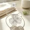 Abrazaderas de cortina florales versátiles, simples y elegantes, europeas y americanas, transfronterizas, decoraciones de hebillas de cortina de metal de lujo ligero, venta al por mayor