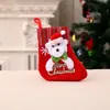 Meias de Natal, Sacolas de Presente de Natal, Meias Pequenas de Natal, Enfeites de Árvore de Natal, Itens Decorativos, Meias de Juta