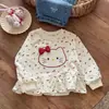 Sudadera para niña colección otoño 2026 nuevo elegante top de princesa para bebés niñas ropa de jersey para niños estilo primavera y otoño