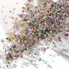 Venda Quente Transfronteiriça Resina Epóxi Artesanal Fragmentos Minerais Irregulares Preenchimento Cristal Pérola Brinquedo Squishy Decoração