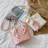 2026 Nova Moda Bolsa de Ombro Único Transversal Grande Capacidade Fabricante Atacado Exportação Bolsa Texturizada para Mulheres