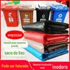 Atacado em Volume de Sacos de Lixo Grandes, Espessos e Coloridos para Administração de Propriedades Comunitárias, Sacos Plásticos Extra-Grandes para Seco e Molhado para Classificação, Adequados para Uso Comercial