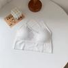 Hot Girl Sexy Colete Cross Sling Mulheres Verão Bonito Costas Confortável Respirável Exterior Vestindo Base Top Sem Anel de Aço para o Peito