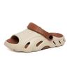 Pantuflas Antideslizantes para Hombre, Ropa Exterior de Verano, Sandalias Deportivas para Hombre, Pantuflas de Conducción de Dos Usos con Suela Blanda para Exteriores para Hombre