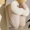 Pantufas de Algodão de Inverno para Mulheres 2025 Novas de Interior para Casa Doméstica Antiderrapantes Quentes de Pelúcia para Homens Inverno