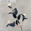 Nuevos Arreglos Florales Estilo Boda Azul Real y Azul Profundo, Filas de Flores, Accesorios de Boda, Arte Floral Azul Bruma, Decoración de Salón de Bodas