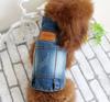 Beichong Novo Estilo Gola Alta Distintivo Jeans Colete Pequeno Transfronteiriço Roupas para Pets Primavera Verão Urso Amargo Roupas para Cachorro Teddy