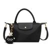 Bolso de Moda Retro Transfronterizo para Mujer Bolso de Hombro Cruzado Texturizado Bolso Cruzado de Hombro de Nailon tipo Bollo