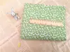 Série Verde 7 Patchwork Grupo Liso Floral Algodão Puro Pequeno Floral Feito à Mão diy Algodão Tecido para Casa Anel de Cabelo Grande Intestino