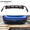 Adequado para BMW Série 1 Sedan lip traseiro F52 para MP lip traseiro preto brilhante padrão de carbono spoiler traseiro kit de body kit pequeno