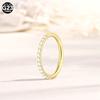 Piercingwholesale Brincos de Titânio Argola de Nariz Argola de Lábio Argola Fechada Dividida Cravejada com Zircônio Joias para Piercing Argola de Hélice
