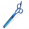 Tijeras de Peluquería de Rango Medio de 6.0 pulgadas, Tijeras para Cortar el Cabello, Tijeras Planas, Tijeras para Flequillo, Tijeras Entresacadoras, Tornillo Blanco 6H