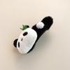 Otoño e invierno lindo clip de felpa de panda muñeco de dibujos animados parte trasera de la cabeza clip de tiburón horquilla anillo para el cabello cola de caballo accesorios para el cabello venta al por mayor