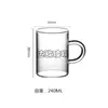Taza de leche con filtro para jugo, taza de degustación, dispensador de té, colador, accesorios para drenar té, taza de vidrio de borosilicato para té verde recto