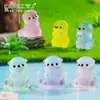 Micro-Paisaje Creativo Luminoso Pequeña Nutria Animal Acuario Paisajismo DIY Decoración Accesorios Mini Botella Ecológica Pequeños Adornos