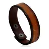 Pulseira de Couro de Vaca Nova Retro Desgastada Europeia e Americana Mais Vendida Joias Simples para Homens Suprimento de E-commerce Transfronteiriço Dropshipping