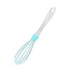 Batidor de Huevos Silicona de Mano Color Herramientas para Hornear Caseras Batidora Mango Antideslizante de Plástico Caucho Batidora de Huevos