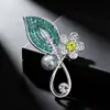 Broche de traje de alta gama, exquisita hebilla de alfiler antiexposición de lujo, exquisito alfiler de ramillete, accesorios de lujo de alta gama para mujer