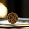 Accesorios de Madera de Azufaifo con Símbolos de la Fortuna para Pulseras Hechas a Mano DIY, Materiales Versátiles Semi-Terminados Creativos