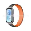 Adecuado para Huawei Band 11 Pro, Huawei 11 y Correa de Silicona Huawei Band 11 con Patrón de Lichi y Cierre Magnético