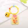 Chaveiro de Letra Acrílica Estilo Ins, Decoração de Bolsa Coração Feminina Capa de Celular, Pequeno Presente Pingente com Texto Criativo