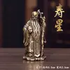 Ornamento de Três Estrelas Retro da Fortuna, Fortuna e Longevidade, Estátua Vintage Estilo Chinês, Artesanato Decorativo para Mesa de Escritório, Estrela da Longevidade, Estrela da Fortuna, Estrela da Felicidade