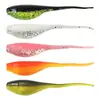 Isca Micro Sapo Atacado Isca Macia 0.7g/5cm verde escuro bicolor cauda de agulha isca artificial material PVC