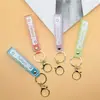 Llavero de color caramelo creativo de dibujos animados, colgante para bolso, accesorios, pulsera de goma blanda de PVC, accesorios para llavero