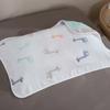 Fronha de Gaze para Bebê Algodão Puro Jacquard para Recém-Nascidos 6 Camadas Doméstica para Crianças Bebê Creche Fronha de Algodão para Bebê